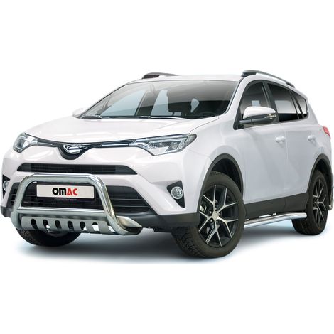 Pare-Buffle Avant Pour Toyota RAV4 2015-2018 Acier Argent (1/5)
