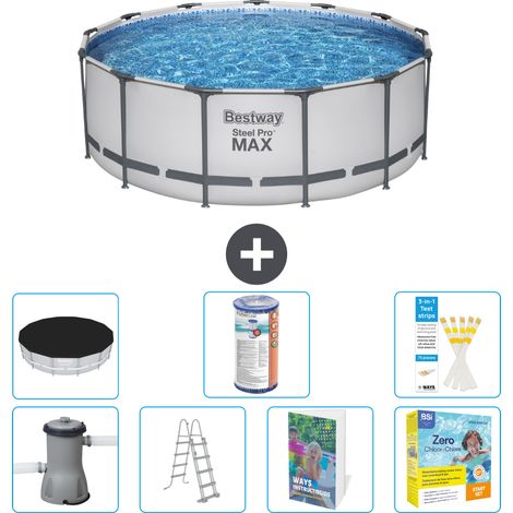 Bestway Piscina Bestway Steel Pro MAX Rotonda - 427x84 cm - 8-pezzi  S572 (1/4)