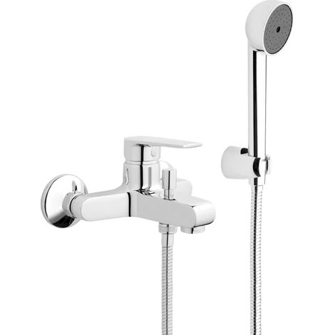 Miscelatore monocomando vasca con accessori linea logos  Cromo Mamoli