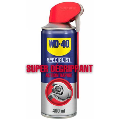Dégrippant WD40 Specialist Super. 400 ml. Nettoyant, lubrifiant. Protège humidité corrosion (1/5)