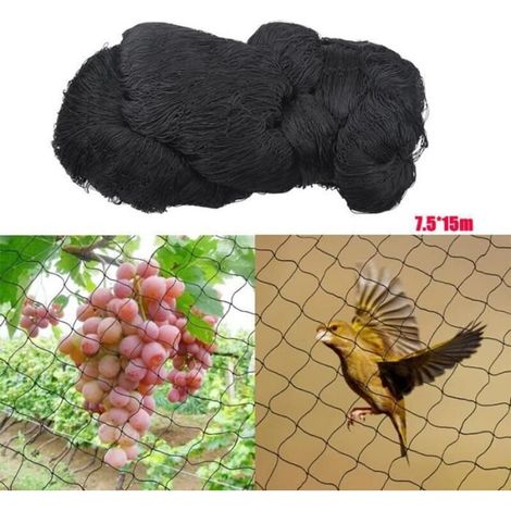 Bird Protection Netting Mesh for Garden, Pond or Aviary, 7.5 x 15 m