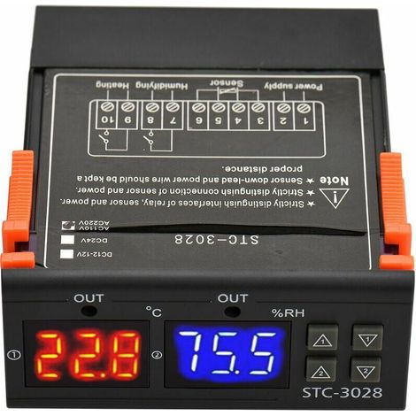 Digitalanzeige Temperaturregler STC3028 Smart Thermostat AC 110 220V  MUMU
