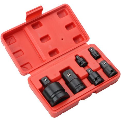 BUNTHAUS 6er-Pack Steckschlüssel-Adapter-Reduzierstücke für 1/4\", 3/8\", 1/2\", 3/4\" Steckschlüsselkonverter (1/4)