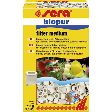 Sera Aquariumzubehör Filtermedium biopur 750 g Keine Angabe