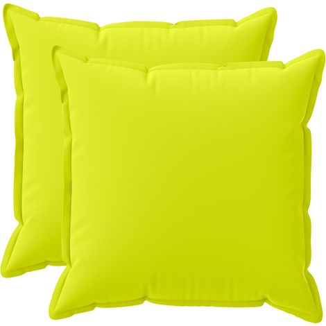 Kissenbezug 2 stk. HOUTEN Hellgrün 55 x 55 cm Polyester vidaXL