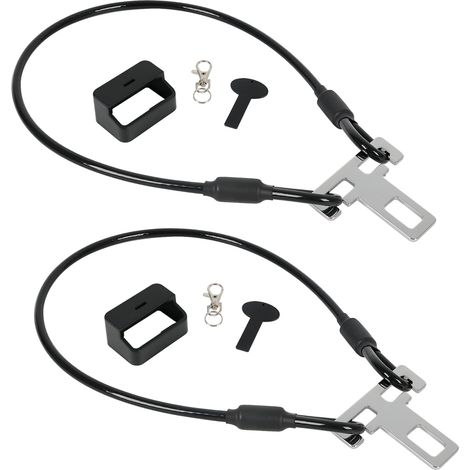 Lot de 2 serrures antivol de 60 cm - Protection anti-effraction - Serrure de porte coulissante pour caravanes, camping-cars, camionnettes, véhicules utilitaires (1/5)