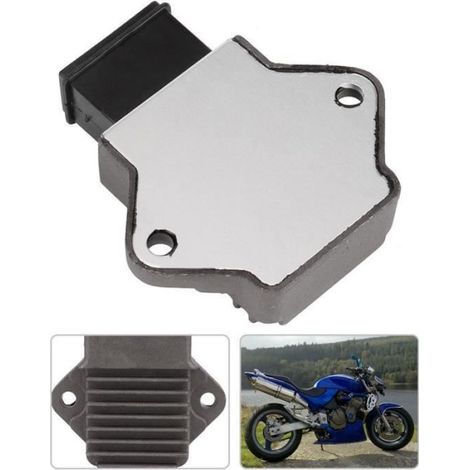 Drfeify redresseur de régulateur pour Honda Redresseur de régulateur de tension de moto adapté pour Honda HORNET (CB600F) (PC34) (1/4)