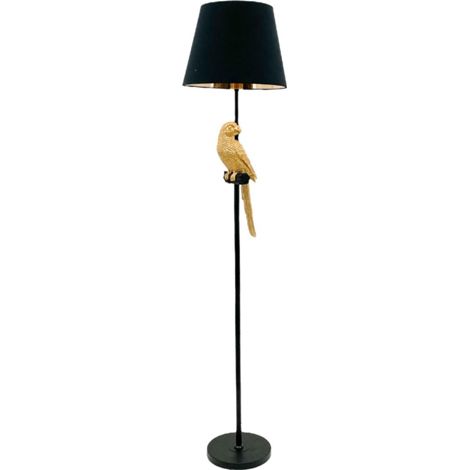 15 Inch Black Shade Table Lamp - L37 x W37 x H164 cm