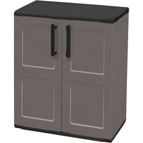 Hauteur moyenne en polypropylène, matériau recyclable et écologique, équipé de charnières en acier et de seau réglable, L 680 Dimensions (1/5)