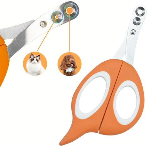 Pince à griffes pour animaux de compagnie avec double trou de coupe circulaire, ZQKLA (1/5)