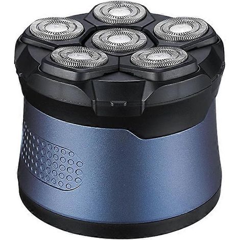 Rasoirs électriques pour hommes chauves, rasoirs magnétiques 6D, rasoirs à barbe rechargeables, écran LED, tondeuse à cheveux étanche B (1/5)
