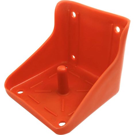Boîte à Lécher pour Bétail en Plastique et Fer, Résistante et Sûre, Adaptée aux Moutons et Chevaux pour Élevages Commerciaux et Domestiques Couleur (1/5)