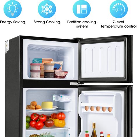 Combinazione frigo-congelatore, altezza 86,8 cm, larghezza 45,5 cm, doppia porta, con un volume totale di 60 litri (1/5)