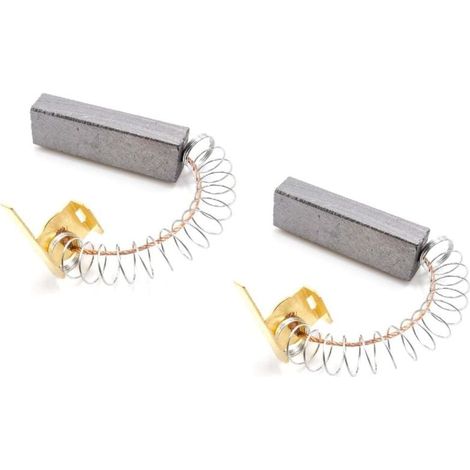 2x Carbon Brushes for Motor 6.5x10x30mm Compatible with Midea Vacuum Cleaner