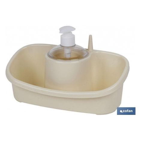 Porte-tampon à récurer avec doseur Plusieurs couleurs Accessoire de cuisine multi-usages