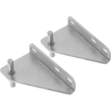 Unomor Lot de 2 portes de réfrigérateur en acier inoxydable (1/5)