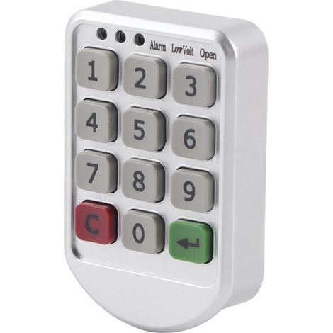 Panneau en plastique ABS, clavier électronique numérique intelligent à code de verrouillage de porte d'armoire (1/5)