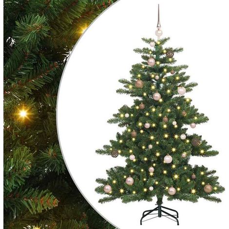Sapin de Noël artificiel, à branches mobiles, vert, 150 cm (1/5)