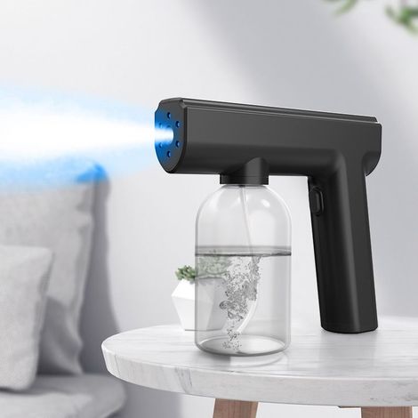Bouteille vaporisateur continu à brouillard ultra-fin : adaptée à la coiffure, au nettoyage, aux plantes, aux animaux, aux barbier et salons. Haute pression, portable, rechargeable (1/4)