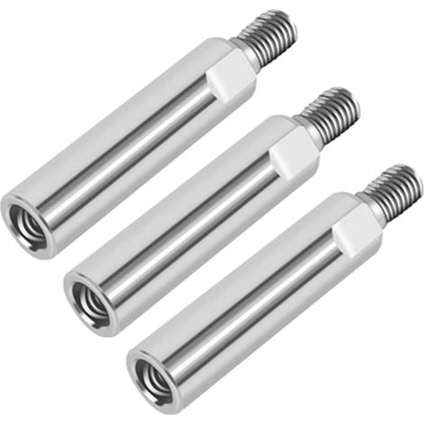 3 pièces tige d ' extension de meuleuse d ' angles à filetage M10 fonctionnel bielle de 80mm pour polisseuse de voiture et accessoires de meulage accessoires de polisseuse de voiture (1/5)