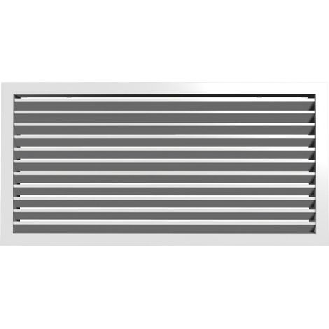 Grille de reprise intérieur, alu blanc, D 600 x 600 mm S&P (UNELVENT) 850931