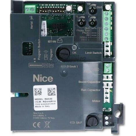 Panneau de commande SPROA40R10 ROX 600 ROX600 ROA4 NICE SPROA40R10 Pièce de rechange