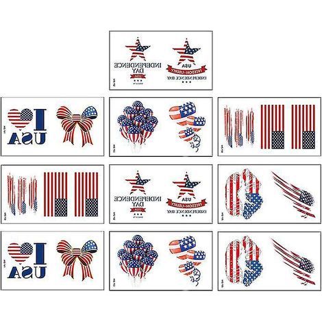 20 Aufkleber mit der amerikanischen Nationalflagge (1/3)