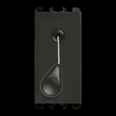 Pulsante 1p no 10a a tirante con 1,5m cordone e pomello antracite urmet 10118