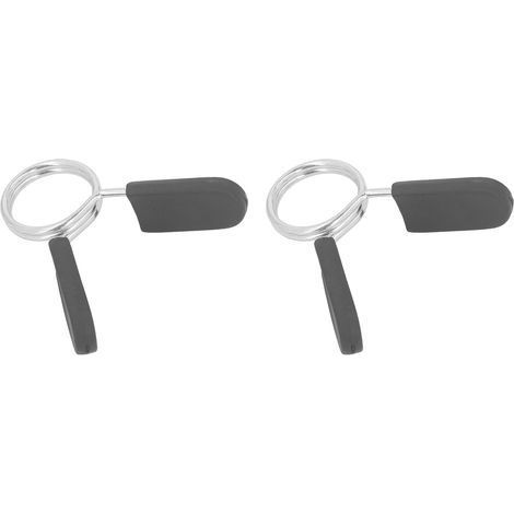Set mit 2 x 30-mm-Federklemmen für Hanteln, mit ergonomischen und benutzerfreundlichen Griffen. Ideales Zubehör für Hanteln. (1/5)