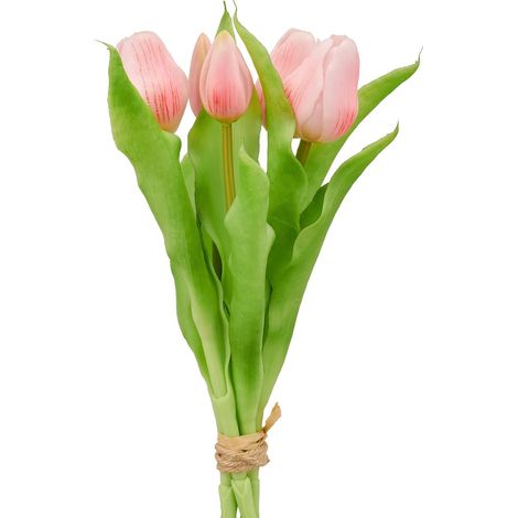 GASPER Tulpenbund Rosa 31 cm - Kunstblumen (1/2)