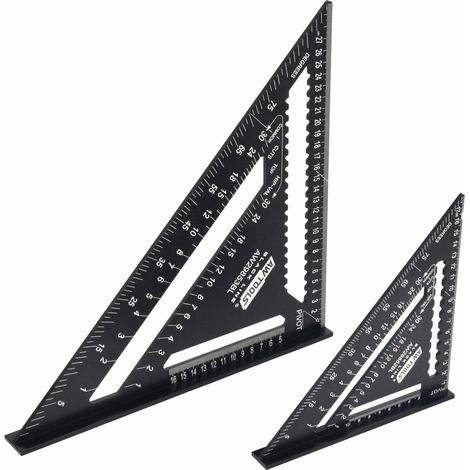 Squadra awtools black line alluminio 61 cm incisione laser (1/2)