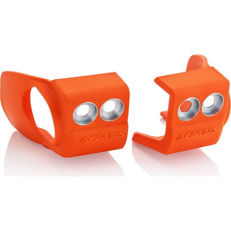 Protections de soubassement de suspension Acerbis WP orange pour Husqvarna, KTM et Sherco