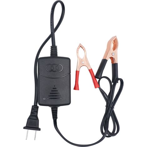 SHINING HOUSE Chargeur De Voiture Maintainer, 2V1AVoiture Acide De Plomb De Chargeur Automatique Intelligent De, avec Protections Contre Les Courts-Circuits, pour Voitures à Batterie Plomb-Acide (1/4)