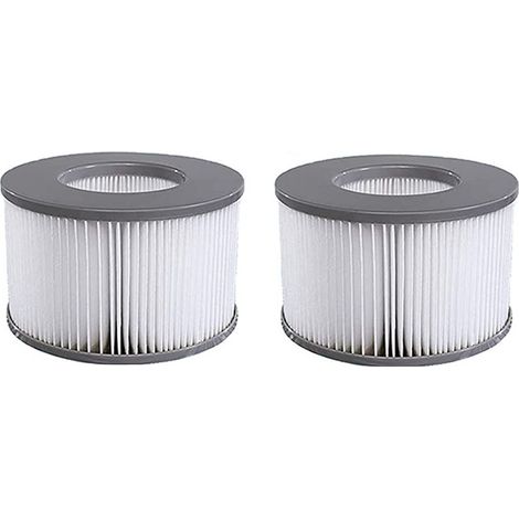 Filtre Durable Remplacement Outil Gonflable Piscine Spa Petit oire Jardin Partie Spas Universels nde Accessoires(2PCS Colle Blanche)