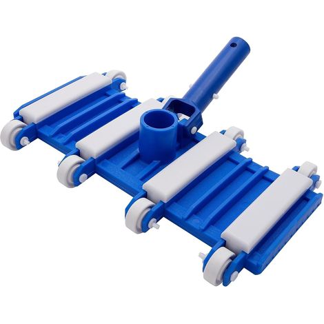 Tête d'aspirateur de piscine de 35,6 cm avec roues pour piscines hors sol et creusées pour poteaux de 315 cm et tuyaux de 38,1 cm plaques lestées pour spa, étang, fontaine, jardin alimenté (1/5)