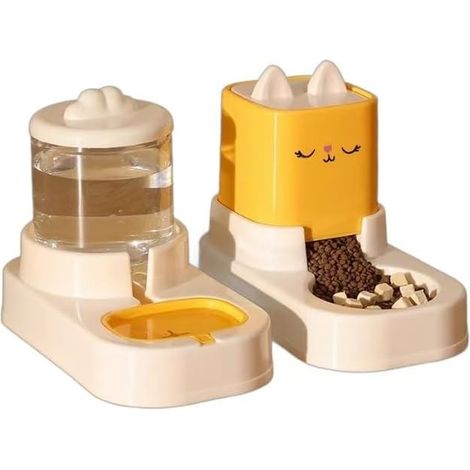 Distributeur Croquettes/Eau, Chien, Chat, Animal, Compagnie, Sec, Ration, Precise, Compact, Auto (1/5)