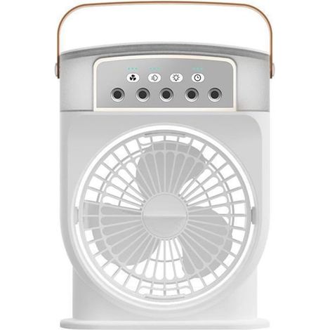 Ventilatore da tavolo portatile ricaricabile con 3 velocità, adatto a diversi ambienti (2621 cm) (1/3)