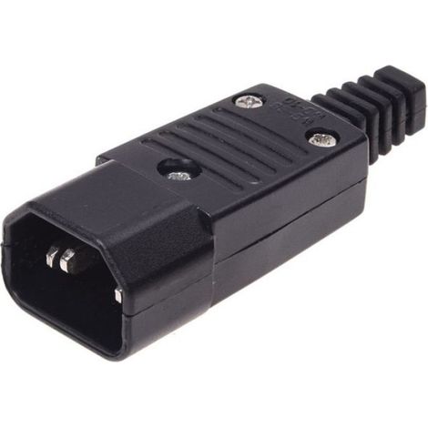 Connecteur D Alimentation IEC 320 C14 - C13 - 250 V 10 A - Pour Equipements Electriques - 2 Unites (1/5)