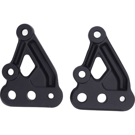 Nannigr Paire de supports de repasse en aluminium à droite Aluminium Alloy Motorcycle PEDAL PEDALET remplacement pour Talaria Sting x3 MX3 MX4 Black (1/5)