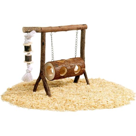Balançoire en bois pour hamster et souris petit rongeur. - animallparadise (1/2)
