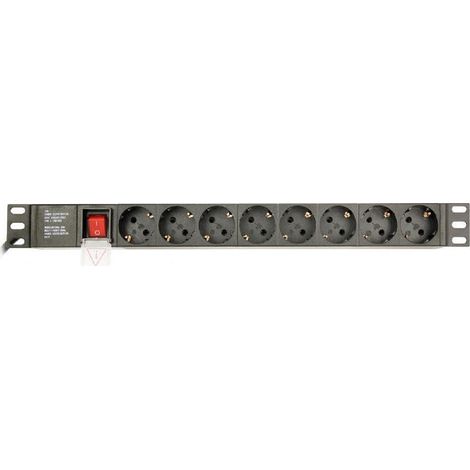 Gembird EG-PDU-014 regleta múltiple negra 8 tomas 3m (1/4)