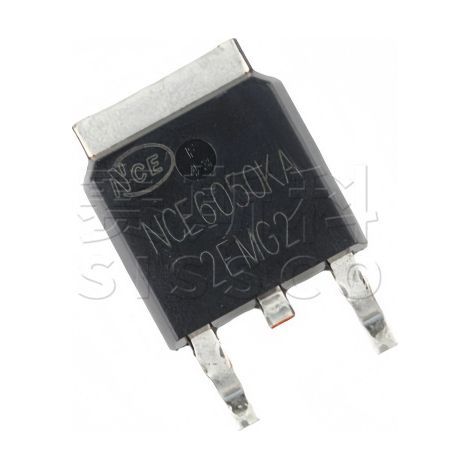 NCE New Clean Energy NCE6050KA TO-252-2 MOSFET canal N 60V 50A NCE60P 50K (5 composants électroniques/puces)