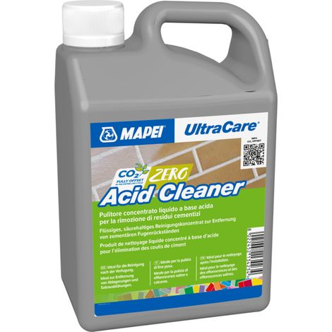 Ultracare acid cleaner pulitore liquido multiuso base acida gres piastrelle 1lt