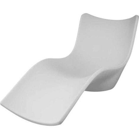 Sined Cassiopea Modernes Design Gartenliege Aus Hochwertigem Polyethylen Weiß (1/5)