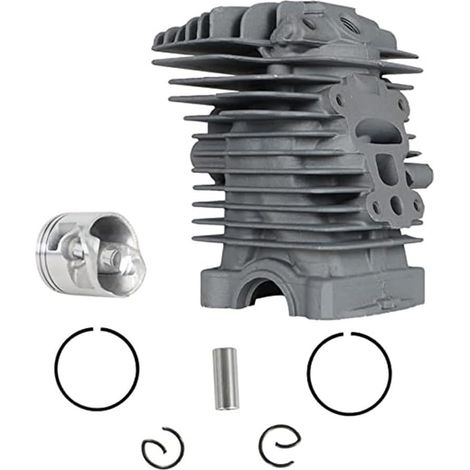 Cylindre de 40 mm pour kit de piston pour tronçonneuse SL MS211 MS211C MS211Z 1139 020 1202 en acier trempé, kit de reconstruction haut de gamme, scie à bûche professionnelle, pièces de rechange de (1/5)