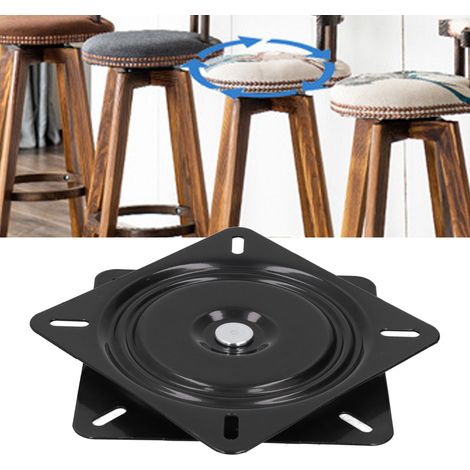 Der Barhocker mit seinem quadratischen Drehpunkt und dem um 360 Grad drehbaren Fuß ist ein Empfangsstuhl. (1/5)