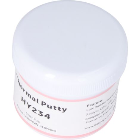 Pâte thermique silicone HY234 pour dissipateur thermique de processeur, isolation thermique optimale, 100 g / 3,53 oz (1/5)