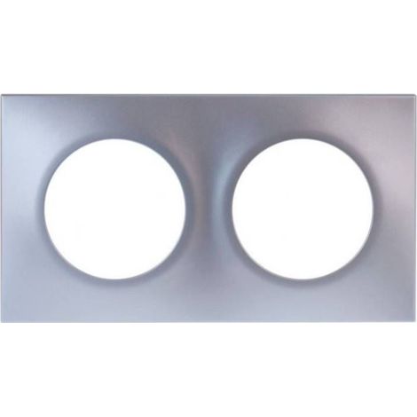 EUROHM SQUARE PLAQUE DOUBLE SILVER - 60497