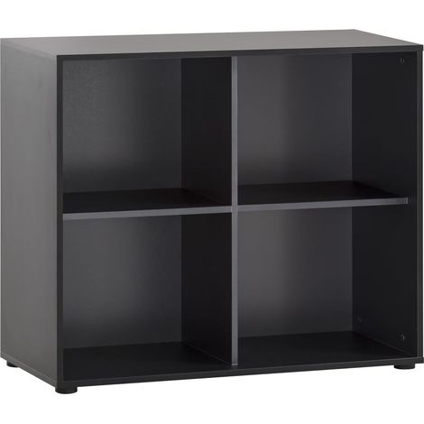 Étagère, Noir mat, 100 x 41 x 83,6 cm (1/3)