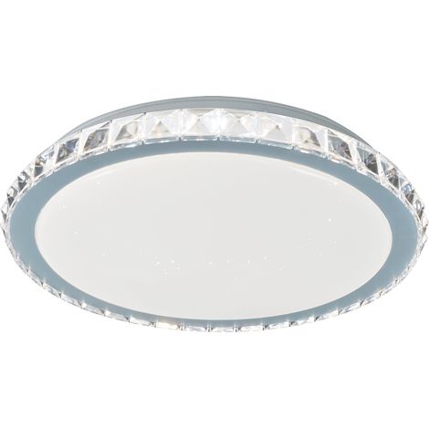 Plafoniera LED Rabalux Cressida 40,5cm 24W cromata tonda (1/4)